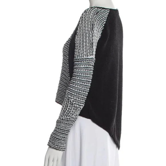 HELMUT LANG Asymmetrical SWEATER SZ M - Picture 2 of 4